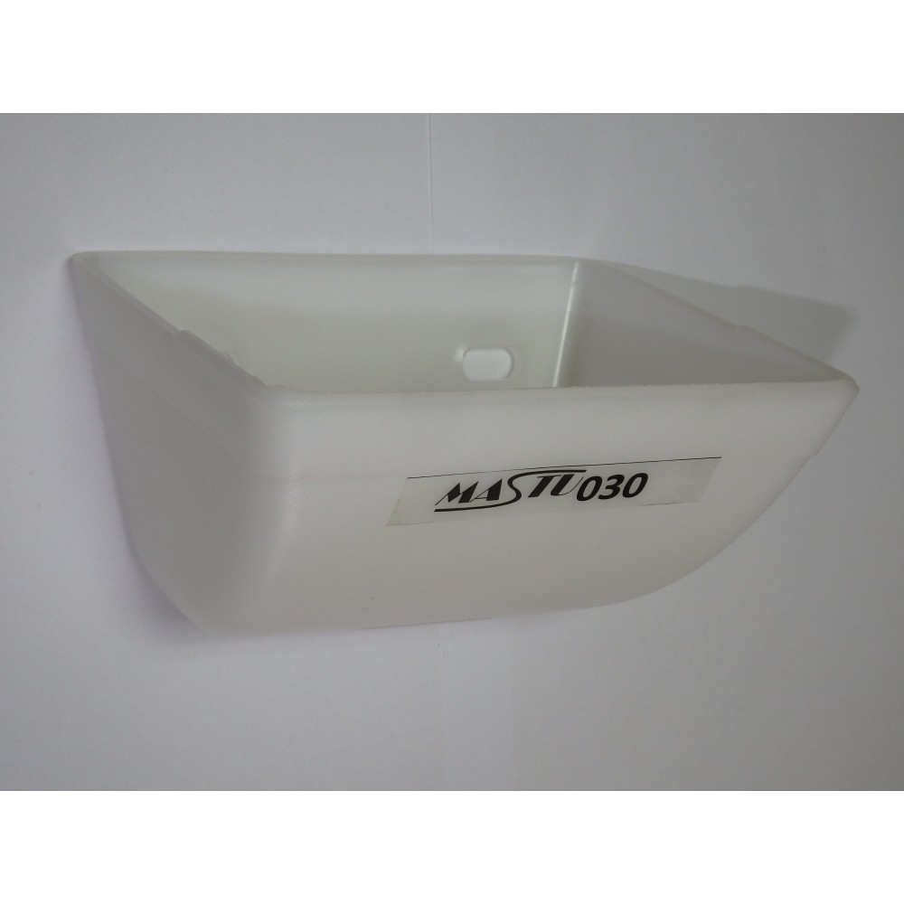 Kaušai elevatorių 165 mm MASTU 030 90 mm tarp skylių polimerinis  RU 1,1litr. 100pak.