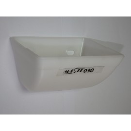 Kaušai elevatorių 165 mm MASTU 030 90 mm tarp skylių polimerinis  RU 1,1litr. 100pak.