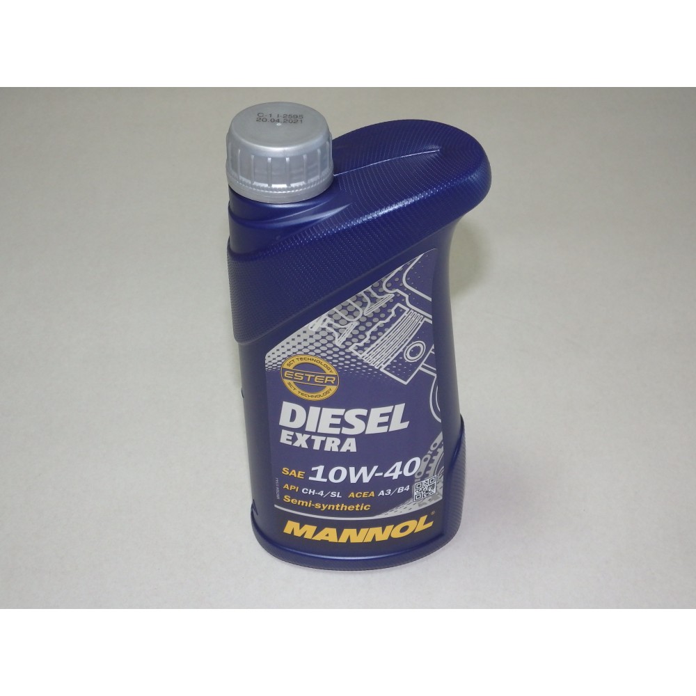 10W40 alyva Mannol DIESEL EXTRA  pusiau sintetinė  1L 7504