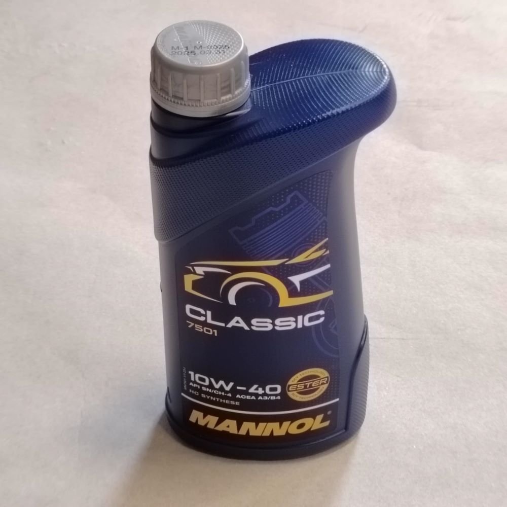 10W40 alyva Mannol CLASSIC pusiau sintetinė  1L 7501