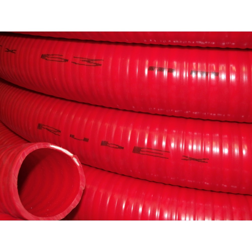 F-63 žarna PVC įsiurbimo CF red