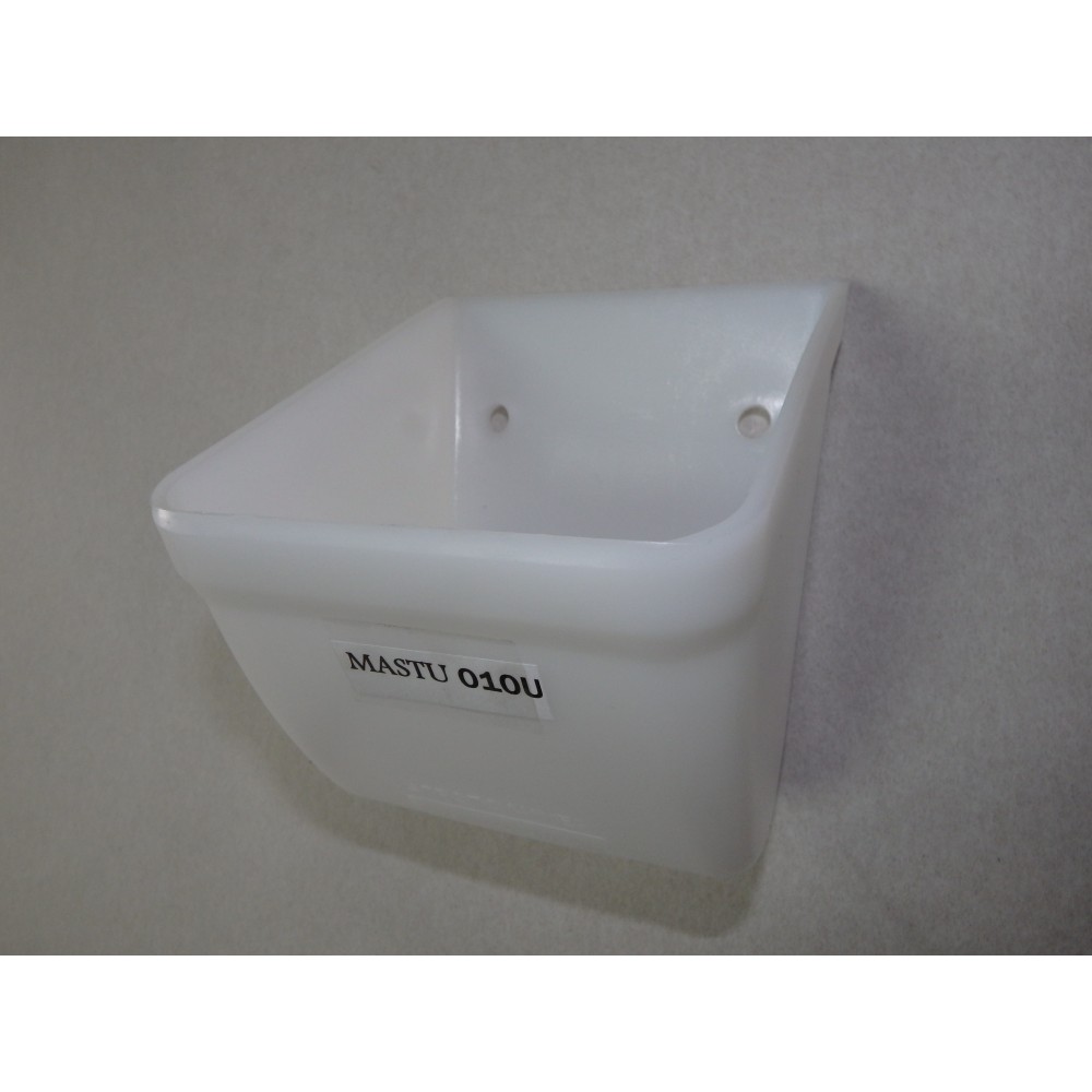 Kaušai elevatorių 125 mm MASTU 010 U 80 mm tarp skylių polimerinis RU 1,12 ltr.