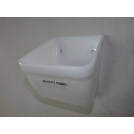 Kaušai elevatorių 125 mm MASTU 010 U 80 mm tarp skylių polimerinis RU 1,12 ltr.